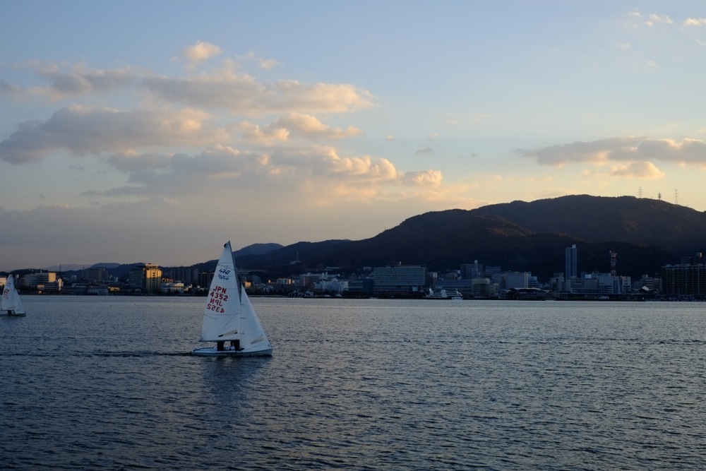 琵琶湖のヨット